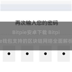 Bitpie安卓下载 Bitpie钱包支持的区块链网络全面解析