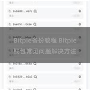 Bitpie备份教程 Bitpie钱包常见问题解决方法