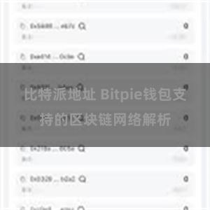 比特派地址 Bitpie钱包支持的区块链网络解析