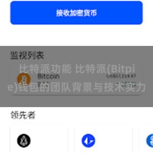 比特派功能 比特派(Bitpie)钱包的团队背景与技术实力