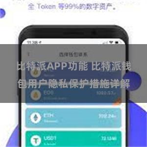 比特派APP功能 比特派钱包用户隐私保护措施详解