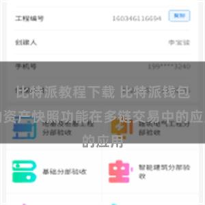 比特派教程下载 比特派钱包的资产快照功能在多链交易中的应用