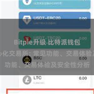 Bitpie升级 比特派钱包支持的去中心化交易所: 常见功能、交易体验及安全性分析