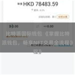 比特派国际钱包 《掌握比特派钱包，畅享NFT交易全流程》